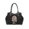 Afbeelding van Banned | Goth handtas Cameo Lady rose skull