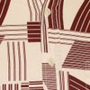 Afbeelding van Chenaski | Retro 70's overhemd, lines wit bruin