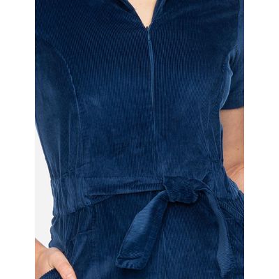 Foto van ATO Berlin | Jumpsuit Olivia van biologisch blauwe ribcord katoen mix