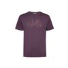 Afbeelding van Green Bomb | T-shirt Colours Race, Berry Bark bio katoen
