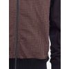 Afbeelding van ATO Berlin | Sportief vest Toni, burgundy retro patroon, biokatoen
