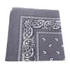 Afbeelding van Onkar | Bandana haarband sjaal met paisley patroon, grijs