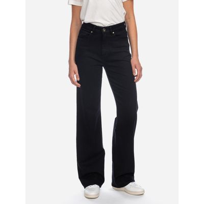 Foto van ATO Berlin | Hoge taille jeans Kendal, zwart bio-katoen