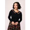 Afbeelding van Hell Bunny | Cardigan Chester met vosjes, eekhoorn en herfst borduursels