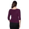 Afbeelding van Banned | Aubergine vintage top Pretty Illusion