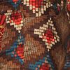 Afbeelding van Chenaski | Retro pantalon recht model, snake brown pattern