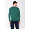 Afbeelding van Green Bomb | Trui sweater Nature canoe river, jungle green bio katoen