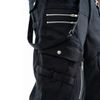 Afbeelding van Vixxsin | Industrial korte broek Sydney zwart met ritsen, straps en zakken