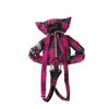 Afbeelding van Heartless | Kleine rugtas Evil Kitty van donker roze tartan