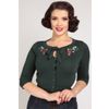 Afbeelding van Collectif | Cardigan Charlene Apple blossom, keyhole