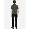 Afbeelding van ATO Berlin | Polo Enzio, groen zwart retro jacquard patroon, korte mouw
