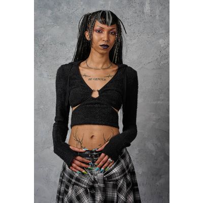 Banned | Gothic top, Black Darkling Orbit