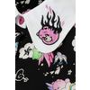 Afbeelding van Hell Bunny | Blouse Roxi met Care bears vriendjes, met wit kraagje en borduursels