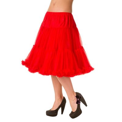 Foto van Banned | Petticoat Starlite over de knie met extra volume, rood