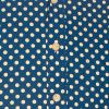 Afbeelding van Chenaski | Overhemd 70's, Polka Dots blauw wit gestipt