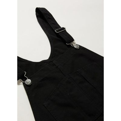 Foto van Chet Rock | Zwarte heren tuinbroek Stan, met front pocket en steekzakken