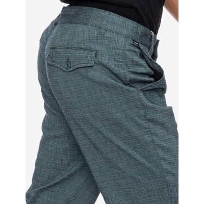 Foto van ATO Berlin | Pantalon Jorjo, klassieke linnenlook structuur in blauw groen met stretch