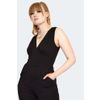 Afbeelding van Voodoo Vixen | Jumpsuit, zwart 60's wijde pijpen