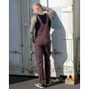 Afbeelding van Rebel Romance | Tuinbroek effen Plum Mocha van stretch katoen