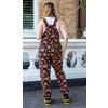 Afbeelding van Run & Fly | Tuinbroek, met beige en oranje Island Time Sloth print