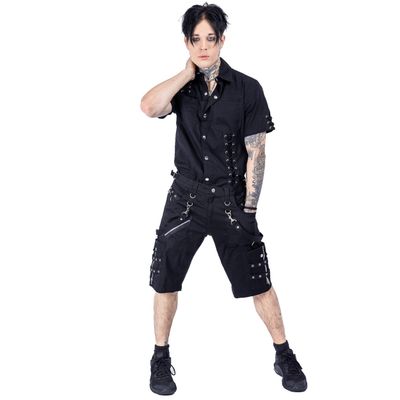 Foto van Vixxsin | Korte Punkbroek Edham met ringetjes straps en zakken