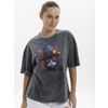 Afbeelding van S-Ponder | Dames loose-fit T-shirt Steampunk cat, stonewash