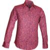 Afbeelding van Chenaski | overhemd Outlined Paisley lilac, rose print