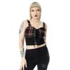 Afbeelding van Poizen Industries | Gothic tartan top,Phantom highlander