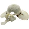 Afbeelding van Major wear | Zomerse roomwitte zomerhoed met Aztec sierband