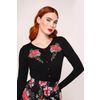 Afbeelding van Hell Bunny | Cardigan Yuna met waaiers en bloemen borduursels