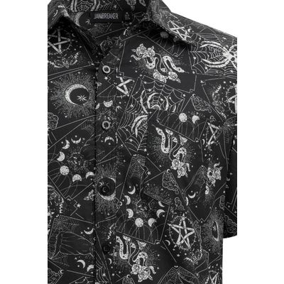 Foto van Jawbreaker | Overhemd met korte mouw en Tarot style print