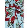 Afbeelding van Hearts and Roses | Kinderjurk Ditsy blauw met grote rode rozen