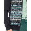 Afbeelding van ATO Berlin | Vest Toni groen blauw ethno jacquard patroon