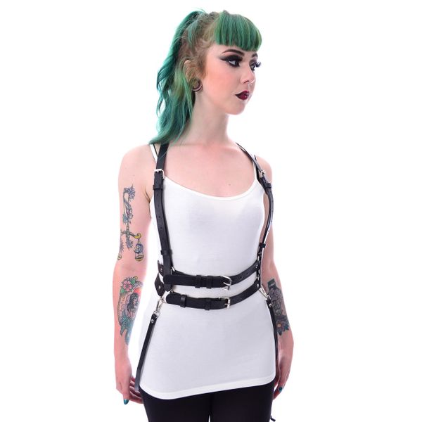Poizen Industries | Mela veggie leather Corset riem