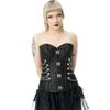 Afbeelding van Vixxsin | Gothic corset Steam Siren met kettinkjes en steampunk sluitingen 