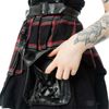 Afbeelding van Poizen Industries | Mini rok Phantom highlander tartan