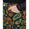 Afbeelding van Run & Fly | Hoge Taille Broek Black met colourfull Paisley Rave