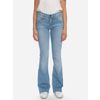 Afbeelding van ATO Berlin | Jeans Karlie, lichte denim met stretch en wijde pijp