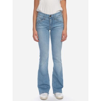 Foto van ATO Berlin | Jeans Karlie, lichte denim met stretch en wijde pijp