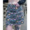 Afbeelding van Run & Fly | A-lijn mini rok, Jaren 70 retro Boho summer vlinders