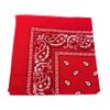 Afbeelding van Onkar | Bandana haarband en sjaal met paisley patroon, Rood