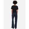 Afbeelding van ATO Berlin | Pantalon Lilia, met blauw visgraat patroon, biokatoen