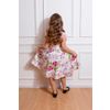 Afbeelding van Hearts and Roses | Kinderjurk Lexi met grote roze rozen