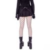 Afbeelding van Vixxsin | Punky plooi-mini rok Lorena met studs en bondage banden met clips