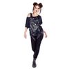 Afbeelding van Heartless | Off shoulder loose fit top Kitty Spellbook