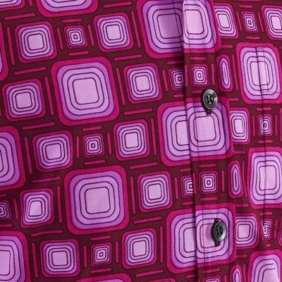 Foto van Chenaski | Overhemd Seventies Tube aubergine violet