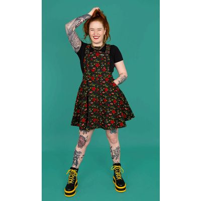 Foto van Run & Fly | Pinafore jurk, Retro tattoo flared 