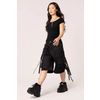 Afbeelding van Hell Bunny | Zwarte Goth-stijl broek Neo, met zakken en D-ring