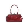 Afbeelding van Banned | Handtas Maggie May burgundy lakleer met klip-sluiting