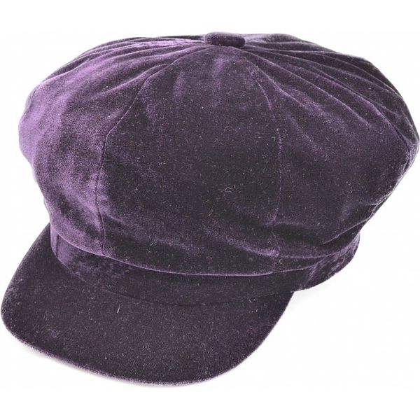Major wear | Klassieke fluwelen pet, paars